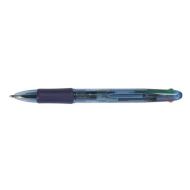 Pix cu mecanism Q-CONNECT in 4 culori, scriere de 0.7mm, mine color (a, n, r, v)