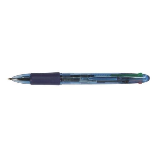 Pix cu mecanism Q-CONNECT in 4 culori, scriere de 0.7mm, mine color (a, n, r, v)