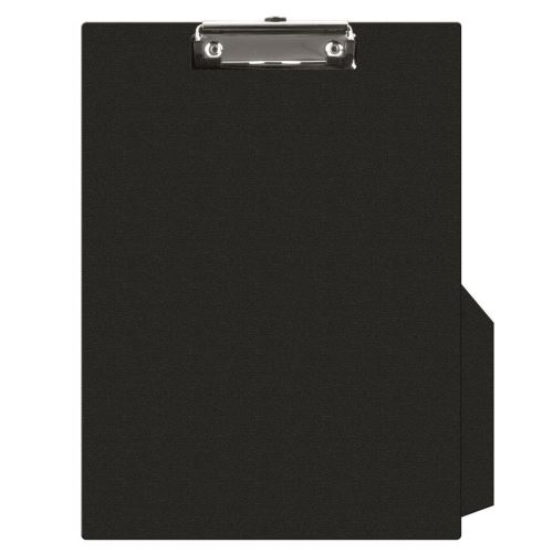 Clipboard pvc Q-CONNECT, A4, simplu, cu clip, negru