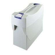 Suport dosare suspendabile HAN Swing pentru 20 dosare, cu capac si maner, 390 x 150 x 260 mm, gri