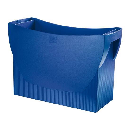 Suport dosare suspendabile HAN Swing pentru 20 dosare, 390 x 150 x 260 mm, albastru