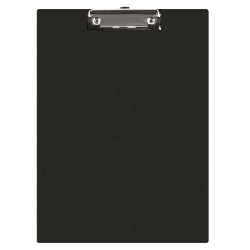 Clipboard pvc Q-CONNECT, A5 (138 x 216 mm), simplu, cu clip, negru