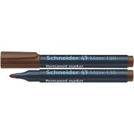 Marker permanent Schneider Maxx 130, scriere de 1 - 3 mm, maro