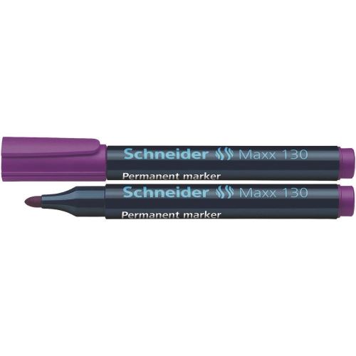 Marker permanent Schneider Maxx 130, scriere de 1 - 3 mm, mov