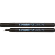 Marker cu vopsea Schneider Maxx 278, varf subtire, scriere de 0.8 mm, negru