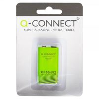 Baterii Q-CONNECT, alcaline, LR61, 9 v, blister