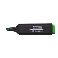 Textmarker OFFICE Products, scriere de 1 -5 mm, verde