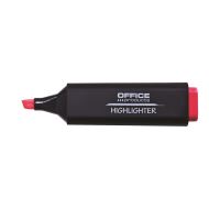 Textmarker OFFICE Products, scriere de 1 -5 mm, rosu