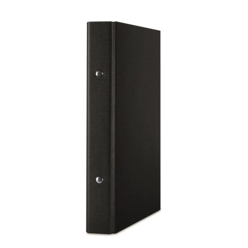 Caiet mecanic DONAU A5, 30mm, 2 inele de 20 mm, fara eticheta, negru