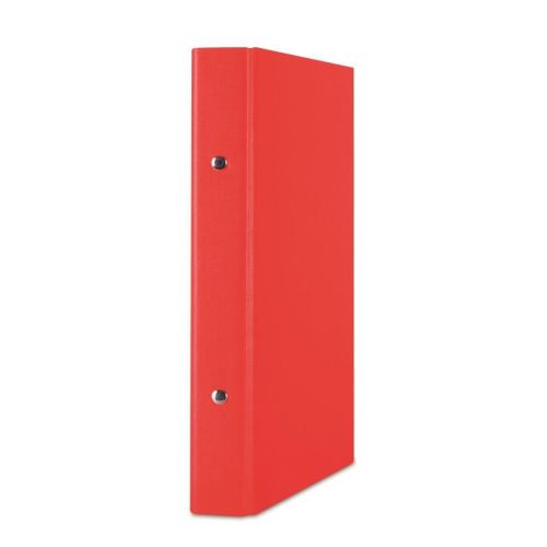 Caiet mecanic DONAU A5, 30mm, 2 inele de 20 mm, fara eticheta, rosu