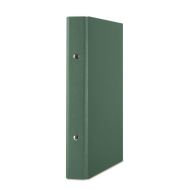 Caiet mecanic DONAU A5, 30mm, 2 inele de 20 mm, fara eticheta, verde