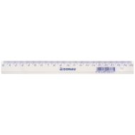 Rigla din plastic DONAU 20 cm, transparent