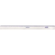 Rigla din plastic DONAU 50 cm, transparent