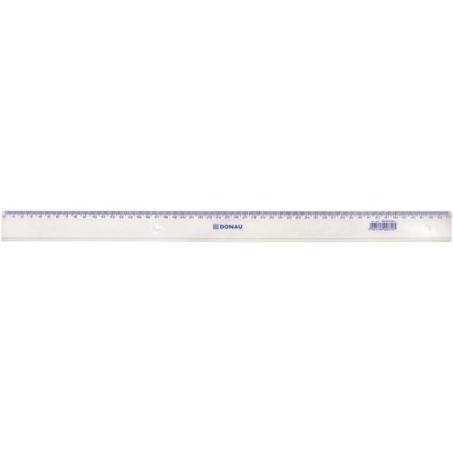 Rigla din plastic DONAU 50 cm, transparent
