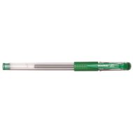 Pix cu gel DONAU, corp transparent cu grip, scriere de 0.5 mm, verde