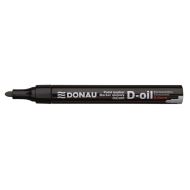 Marker cu vopsea DONAU D-Oil, scriere de 2.8 mm, negru