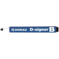 Marker whiteboard DONAU D-Singer B, scriere de 2 - 4 mm, negru
