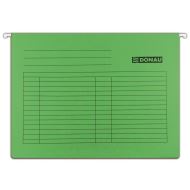 Dosar suspendabil DONAU, A4, cu eticheta, carton 230 gsm, verde