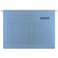 Dosar suspendabil DONAU, A4, cu eticheta, carton 230 gsm, albastru