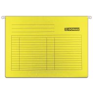 Dosar suspendabil DONAU, A4, cu eticheta, carton 230 gsm, galben