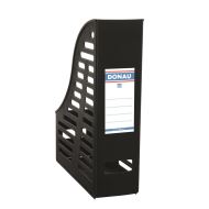 Suport vertical din plastic DONAU, 85 mm, pliabil, necasant, negru