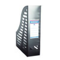Suport vertical din plastic DONAU, 85 mm, pliabil, necasant, fumuriu