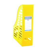 Suport vertical din plastic DONAU, 85 mm, pliabil, necasant, galben