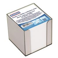 Cub hartie alb cu suport plastic DONAU, 700 file, 95 x 95 x 95 mm
