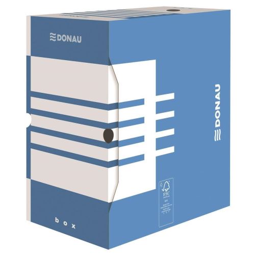 Cutie arhivare DONAU, 155 mm, albastru, 155 x 340 x 297 mm