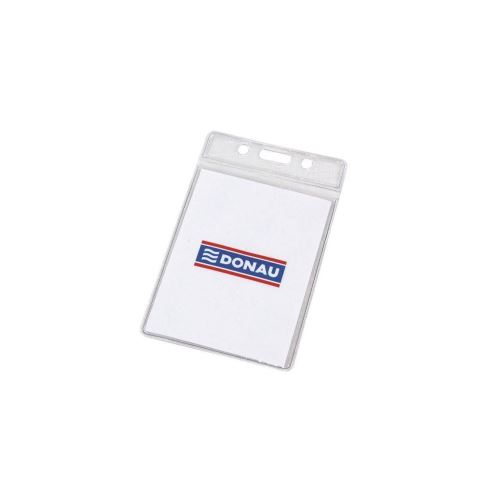 Port card vertical DONAU, exterior 59 x 92 mm, pvc transparent