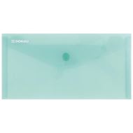 Mapa din plastic DONAU cu capsa, DL (225 x 126 mm), 180 microni, verde