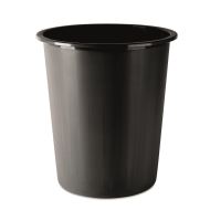 Cos din plastic pentru hartii DONAU, 14 litri,  inaltime 31 cm, negru