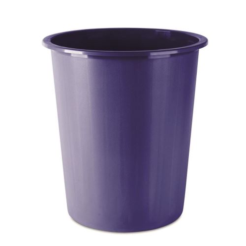 Cos din plastic pentru hartii DONAU, 14 litri,  inaltime 31 cm, albastru