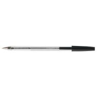 Pix fara mecanism Q-CONNECT Cristal, corp transparent, scriere de 0.7 mm, negru