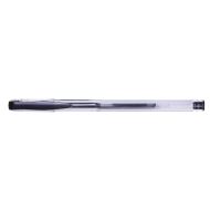 Pix cu gel OFFICE Products, corp transparent, scriere de 0.7 mm, negru