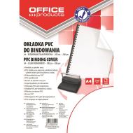 Coperta din plastic OFFICE Products pentru indosariere, A4, 200 microni, cristal, 100 buc/top