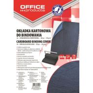 Coperta din carton OFFICE Products pentru indosariere, A4, 250 gr, 100 buc/set, albastru inchis