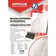 Coperta din carton OFFICE Products pentru indosariere, A4, 250 gr, 100 buc/set, alb