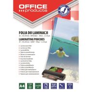 Folie laminare OFFICE Products, A4, 2 x 125 microni, 100 buc/top