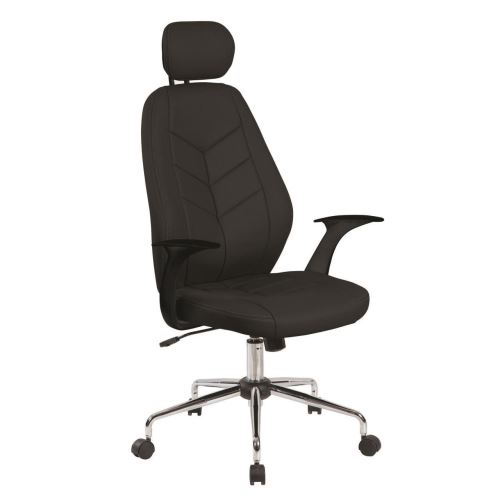 Scaun de birou OFFICE Products "Tenerife", ergonomic, piele eco, negru