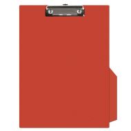 Clipboard pvc Q-CONNECT, A4, simplu, cu clip, rosu