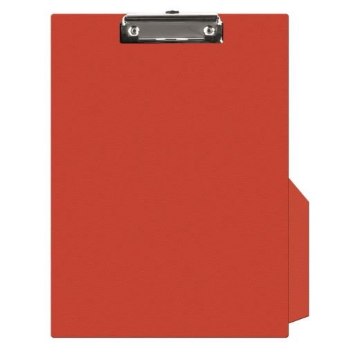 Clipboard pvc Q-CONNECT, A4, simplu, cu clip, rosu