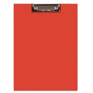 Clipboard pvc Q-CONNECT, A4, dublu, cu buzunar, rosu