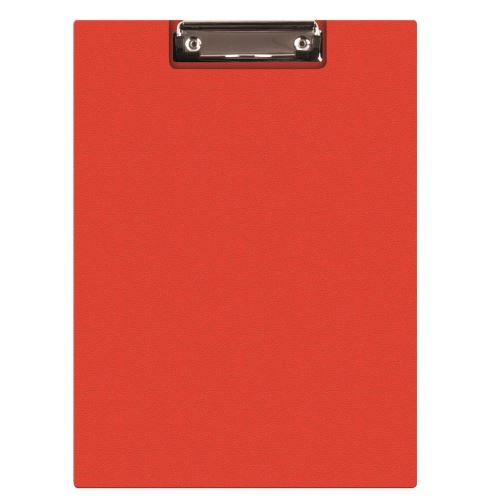 Clipboard pvc Q-CONNECT, A4, dublu, cu buzunar, rosu