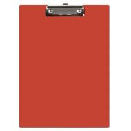 Clipboard pvc Q-CONNECT, A5 (138 x 216 mm), simplu, cu clip, rosu