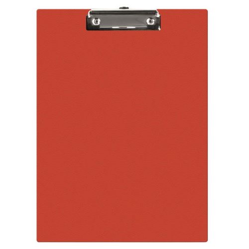 Clipboard pvc Q-CONNECT, A5 (138 x 216 mm), simplu, cu clip, rosu