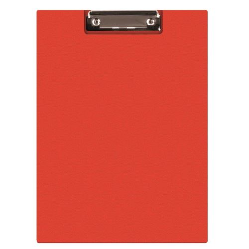 Clipboard pvc Q-CONNECT, A5 (140 x 216 mm), dublu, cu buzunar, rosu