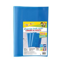 Coperta plastic Gimboo, A4, cristal, 150 microni, 25 buc/set, albastru