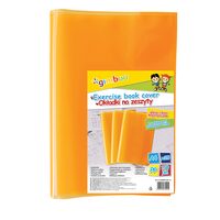 Coperta plastic Gimboo, A4, cristal, 150 microni, 25 buc/set, portocaliu