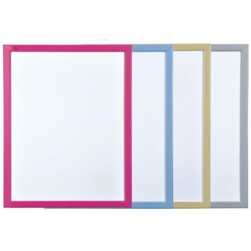 Tablita whiteboard magnetica Bi-Office, 60 x 40 cm, rame color